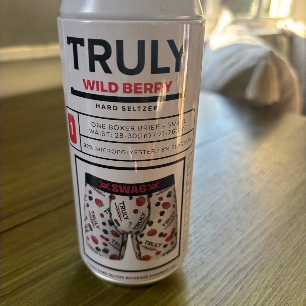 TRULY Wild Berry Boxer Briefs with Red and Black Design